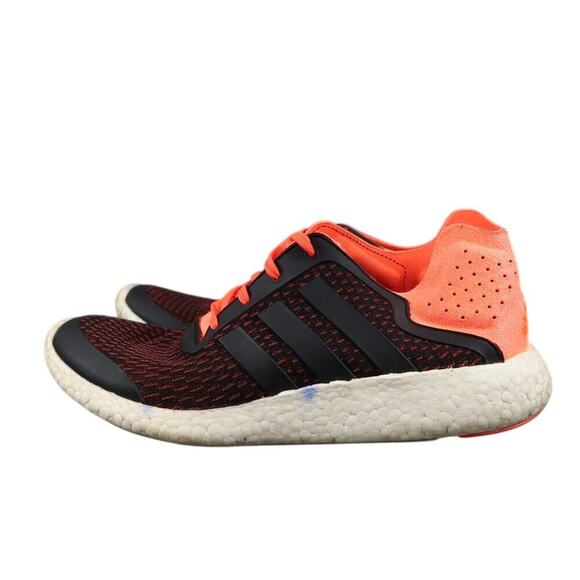 Adidas Shoes Mens 11.5 Sneakers Ultra Boost Trainers Reveal Black Orange Running - Picture 4 of 11